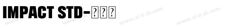 Impact Std字体转换